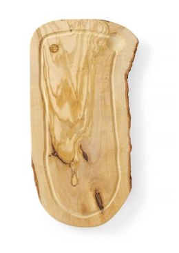 Deska do serwowania z drewna oliwnego 300x210x18 | Hendi 505199
