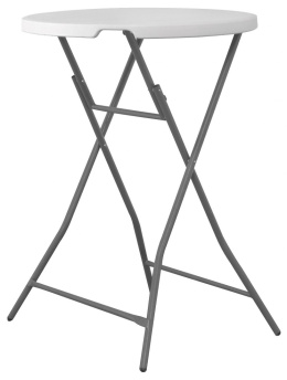 Stolik rozkładany wysoki ø80x110 | Hendi 810958