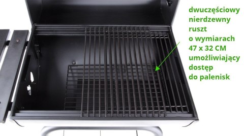 Grill ogrodowy z pokrywą ruszt 47 cm Lund | Yato 99514