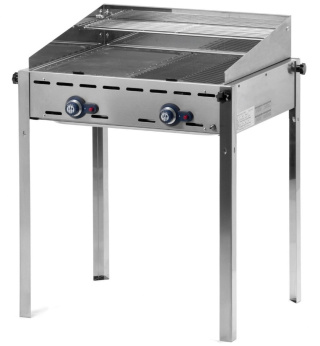 Grill gazowy Green Fire 2-palnikowy Hendi 149508