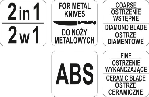 Ostrzałka Do Noży Kuchennych Uniwersalna Yato Yg-02354