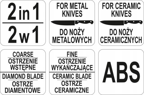 Ostrzałka Do Noży 2w1 Yato Yg-02353