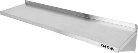 Półka wisząca pojedyncza przestawna ze stali nierdzewnej 1200x300x180 mm Yato YG-09041