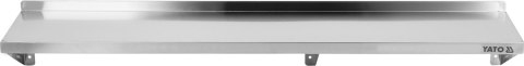 Półka Wisząca Przestawna Pojedyncza Nierdzewna 1500x300x180mm YG-09042