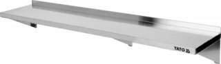 Półka Wisząca Przestawna Pojedyncza Nierdzewna 1500x300x180mm YG-09042