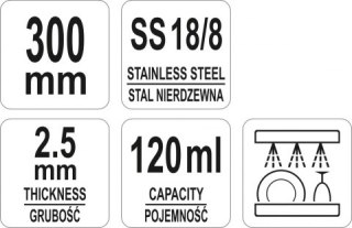 Chochla Nierdzewna 0.12l Yato Yg-02776