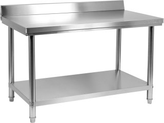 Stół nierdzewny z półką przyścienny roboczy 160x70 cm Yato YG-09035