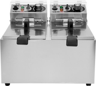 Profesjonalna Frytownica Elektryczna Gastronomiczna 2x5l 4 kW 230V Yato YG-04621