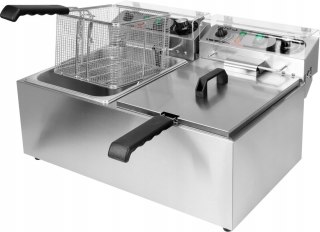 Frytownica elektryczna gastronomiczna 2x8 l 6600W 230V Yato YG-04623