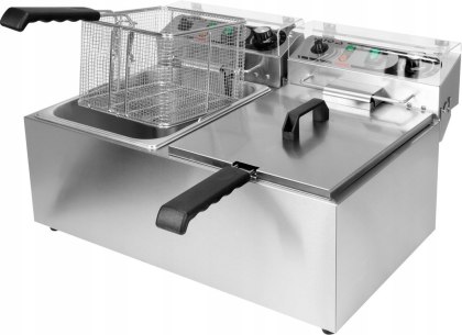 Frytownica elektryczna gastronomiczna 2x8 l 6600W 230V Yato YG-04623
