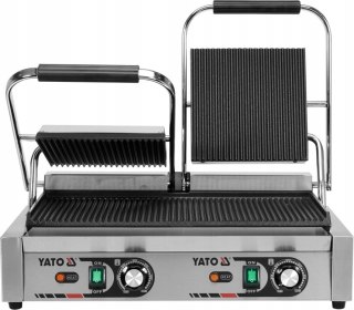 Grill Kontaktowy Ryflowany - Podwójny Yato Yg-04560