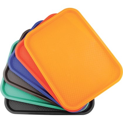 Taca Barowa Fast Food Czarna 35x45 Stalgast 413353