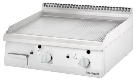 Grill Gazowy Ryflowany 400x700 G30 Profesjonalny Stalgast 9730230