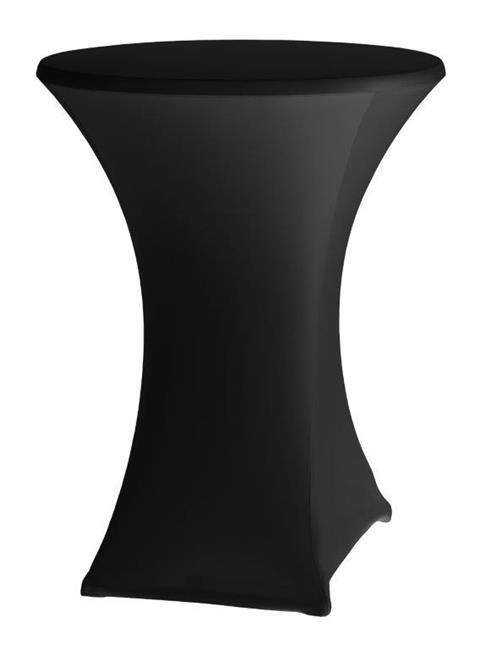 Czarny obrus do stolika koktajlowego 810958 | HENDI