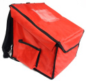 Plecak na pizzę 4x35x35 podgrzewany czerwony | Furmis