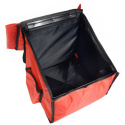 Plecak na pizzę 4x35x35 podgrzewany czerwony | Furmis