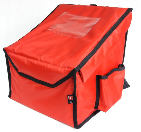 Plecak na pizzę 4x45x45 podgrzewany czerwony | Furmis