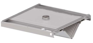 Okap Gastronomiczny Ze Stali 230x220 Centralny Skośny Stalgast