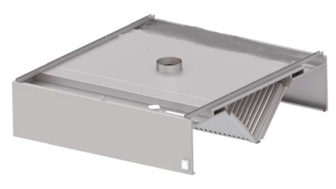 Okap Gastronomiczny Ze Stali 310x180 Centralny Skrzyniowy Stalgast