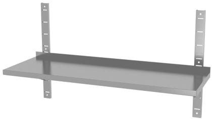 Półka Ze Stali Nierdzewnej Wisząca Jednopoziomowa 110x30 Polgast