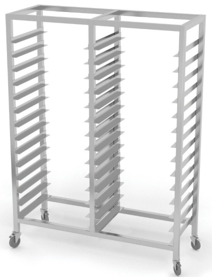 Regał Jezdny na 20 Blach Cukierniczych 60x40 Polgast 370610-K