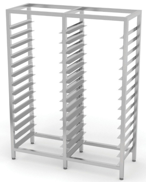 Regał Nierdzewny Gastronomiczny na Blachy 44x600x400 mm Polgast 370622