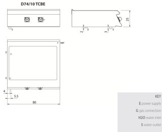 Bemar elektryczny 2 x GN 1/1, 5,4 kW, bez podstawy, Diamante 700, D74/10TCBE, Olis