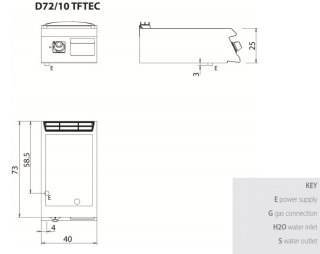 Płyta grillowa elektryczna, gładka, chromowana, 5,4 kW, Diamante 700, D72/10TFTEC, Olis