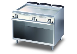 Płyta grillowa gazowa 1/3 ryflowana, 2/3 gładka, na podstawie, 19,5 kW, Diamante 700, D76/10FTTG1/3R, Olis