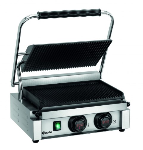 Grill Kontaktowy Ryflowany Cyfrowy Z Timerem Bartscher A150974