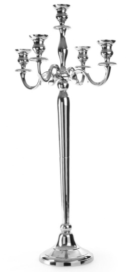 Elegancki świecznik 5-ramienny 118 cm | HENDI