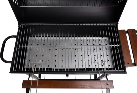 Grill ogrodowy z pokrywą ruszt 71 cm | LUND