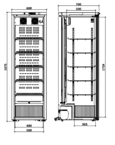 Chłodziarka Lodówka Farmaceutyczna 416l z Monitoringiem Temperatury Medgree MPRA 450 G