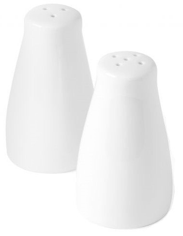 Przyprawnik Porcelanowy 2-Częściowy Sól i Pieprz Hendi 786413