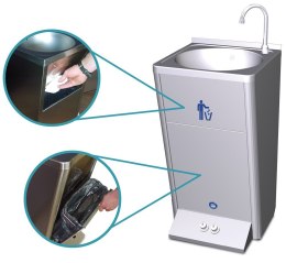 Automatyczny mobilny zlewozmywak ciepła/zimna woda