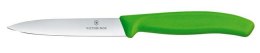 Nóż do jarzyn, ostrze 10 cm, gładki, zielony Victorinox Classic | Hendi 6.7706.L114