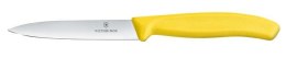 Nóż do jarzyn, ostrze 10 cm, gładki, żółty Victorinox Classic | Hendi 6.7706.L118