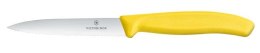 Nóż do jarzyn, ostrze 10 cm, ząbkowany, żółty Victorinox Classic | Hendi 6.7736.L8
