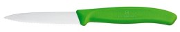 Nóż do jarzyn, ostrze 8 cm, ząbkowany, zielony | Victorinox Classic
