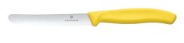 Nóż do pomidorów ostrze 11 cm ząbkowany żółty Victorinox Classic | Hendi 6.7836.L118