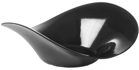 Miska w kształcie fali 315x310 | czarna | Hendi