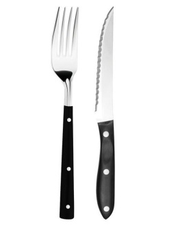 Wielec i nóż do steków Profi Line - zestaw | HENDI