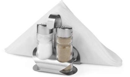 Przyprawnik 3-Częściowy: Sól Pieprz Serwetki Hendi 465318