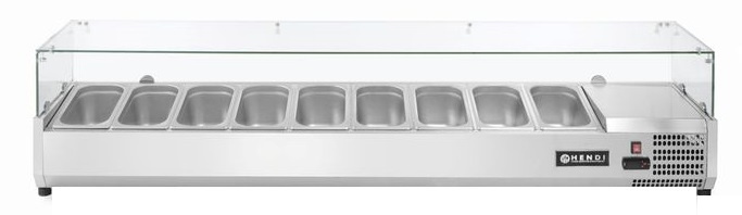 Nadstawka Chłodnicza Witryna Sałatkowa 9x GN 1/3 Hendi 232996