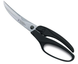 Nożyce nożyczki do drobiu 25 cm czarne Victorinox | Hendi 7.6344