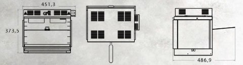 Grill do steków, elektryczny, 2,5 kW, Toaster-E, WeGrillandMore