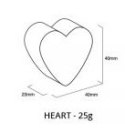 Kostkarka do lodu Hoshizaki 33kg/24h, poj. 26 kg zasobnik, kostka w kształcie serca, chłodzenie powietrzem, IM-65NE-HC-H