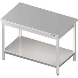 Stół nierdzewny centralny z półką 1100x800 | Stalgast