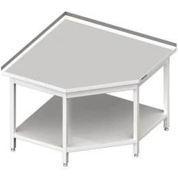 Stół nierdzewny narożny 60(L)x70 | Stalgast
