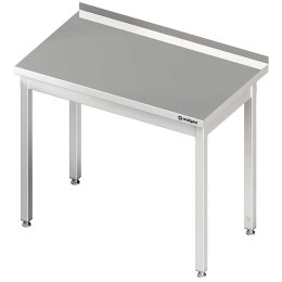 Stół nierdzewny przyścienny 1100x600, skręcany | Stalgast